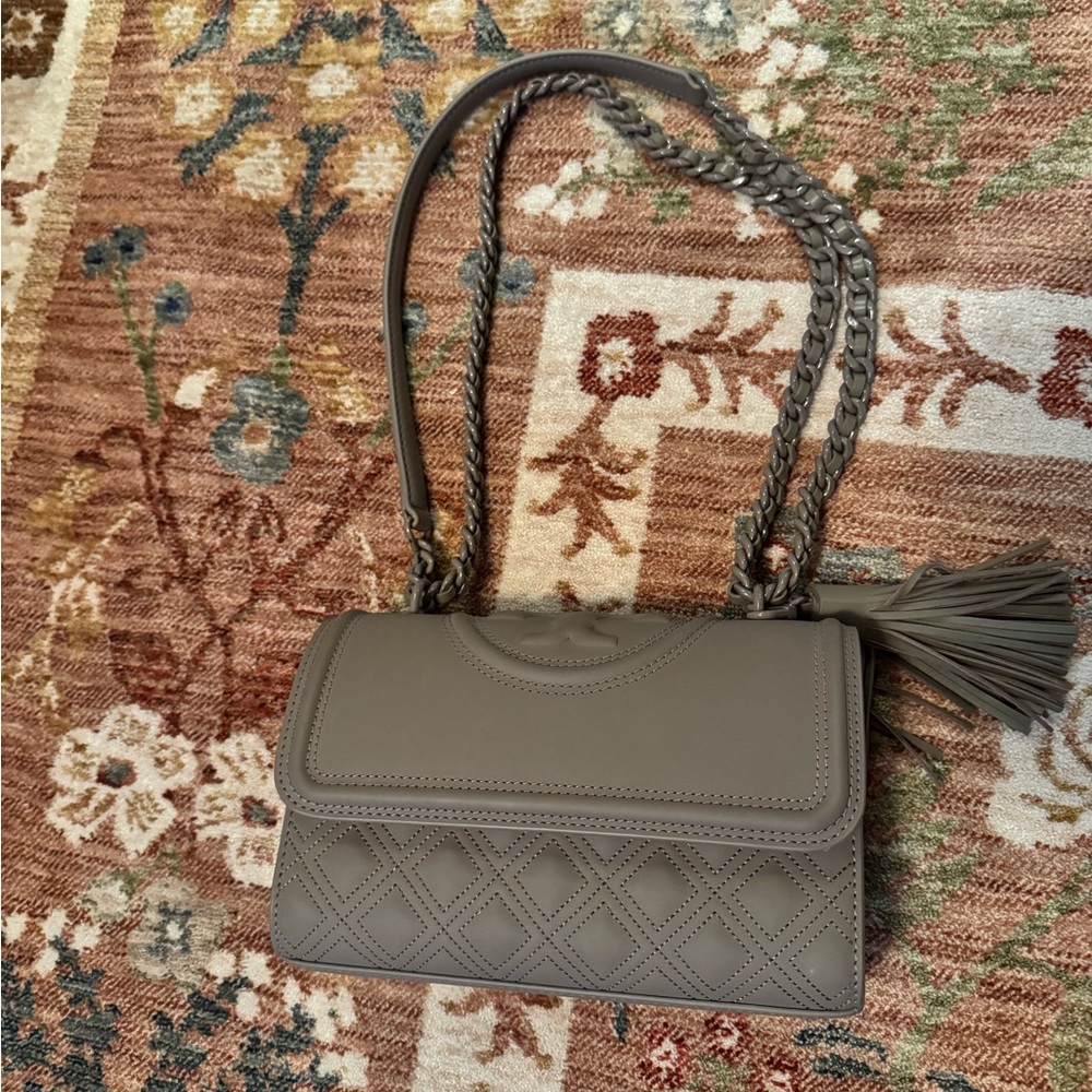 Tory Burch Small Convertible Matte Fleming Bag